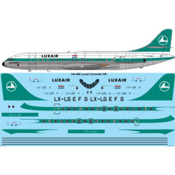 26decals 144-488 1/144 Luxair Caravelle Vir Laser Decal