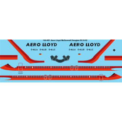26decals 144-491 1/144 Aero Lloyd Douglas Dc-9-30 Laser Decal