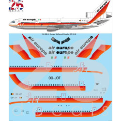 26decals 144-508 1/144 Air Europe Dc-10-30 Laser Decal