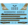 26decals 144-538 1/144 Seeboard World Douglas Dc-8-63cf Laser Decal