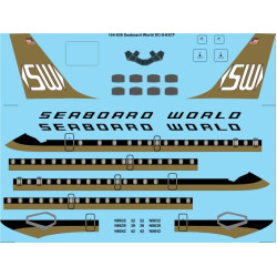 26decals 144-538 1/144 Seeboard World Douglas Dc-8-63cf Laser Decal