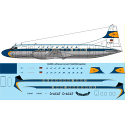 26decals 144-585 1/144 Lufthansa Convair Cv440 Laser Decal