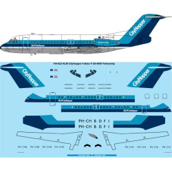 26decals 144-623 1/144 Nlm Cityhopper Fokker F-28-4000 Fellowship Laser Decal