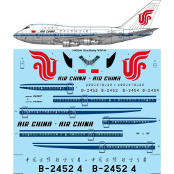 26decals 144-636 1/144 Air China Boeing 747sp Laser Decal