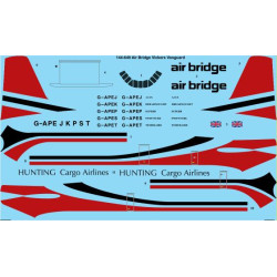 26decals 144-649 1/144 Air Bridge Vickers Vanguard Laser Decal