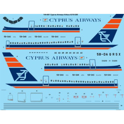 26decals 144-681 1/144 Cyprus Airways Airbus A310-200 Laser Decal