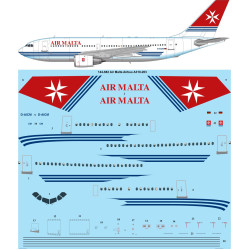 26decals 144-682 1/144 Air Malta Airbus A310-200 Laser Decal