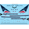 26decals 144-683 1/144 Delta Airbus A310-300 Laser Decal