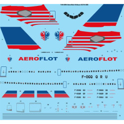 26decals 144-694 1/144 Aeroflot Delivery Airbus A310-300 Laser Decal
