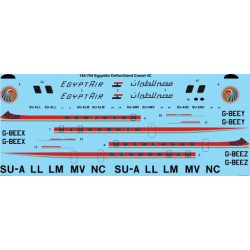 26decals 144-704 1/144 Egypt Air De Havilland Comet 4c Laser Decal