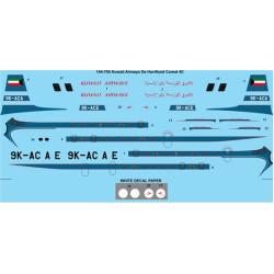 26decals 144-705 1/144 Kuwait Airways De Havilland Comet 4c Laser Decal