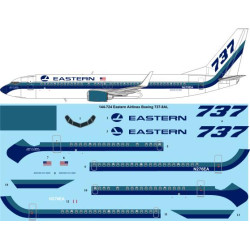 26decals 144-724 1/144 Eastern Airlines Boeing 737-8al Laser Decal