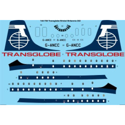 26decals 144-758 1/144 Transglobe Bristol Britannia 300 Laser Decal
