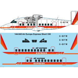 26decals 144-845 1/144 Air Europe Express Short 330 Laser Decal