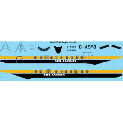 26decals 144-927 1/144 Air Anglia Hp Herald Laser Decal