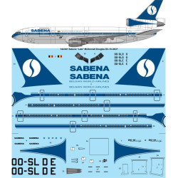 26decals 144-941 1/144 Sabena Late Mcdonnell Douglas Dc-10-30 Laser Decal