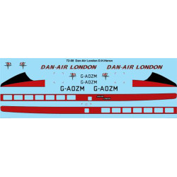 26decals 72-08 1/72 Dan Air Heron Decal For Aircraft