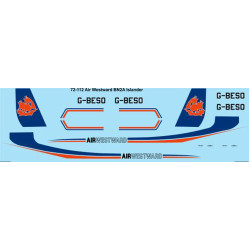 26decals 72-112 1/72 Decal Air Westward Bn Islander Accessories For Aircraft