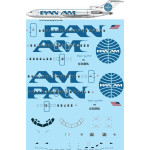 26decals 72-127 1/72 Pan Am Billboard Boeing 727-200 Decal For Aircraft