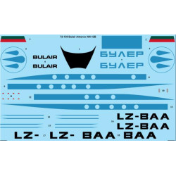 26decals 72-139 1/72 Bulair Antonov An-12 Decal For Aircraft