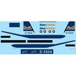 26decals 72-28 1/72 Blue Islands Islander Decal For Aircraft