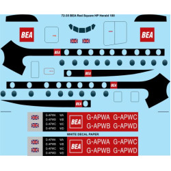 26decals 72-34 1/72 Milford Sound/Mount Cook Islander Decal For Aircraft