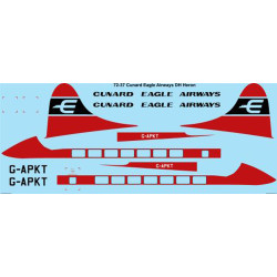 26decals 72-37 1/72 Cunard Eagle Heron Decal For Aircraft
