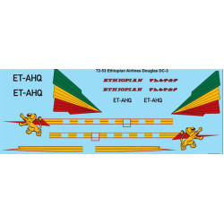 26decals 72-53 1/72 Ethiiopian Douglas Dc-3 Decal For Aircraft