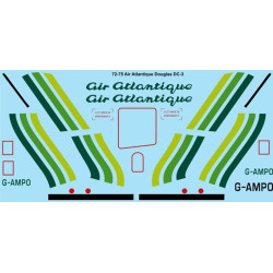 26decals 72-75 1/72 Air Atlantique Douglas Dc-3 Decal For Aircraft