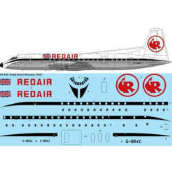 26decals 144-1387 1/144 Redair Bristol Britannia 312f Version 1 From The 80s Tv Series Buccaneer Laser Decal
