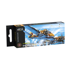 Arcus 3008 Enamel paints set RAF Aircrafts over MTO 6 colors in set 10ml
