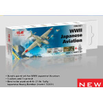 ICM 3021 - Acrylic Paint Set for WWII Japanese Aviation for ICM 72203