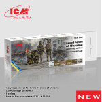 Icm 3041 Set Of Acrylic Paints For The Armed Forces Of Ukraine