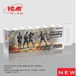 Icm 3044 World War I German Infantry Acrylic Paint Set