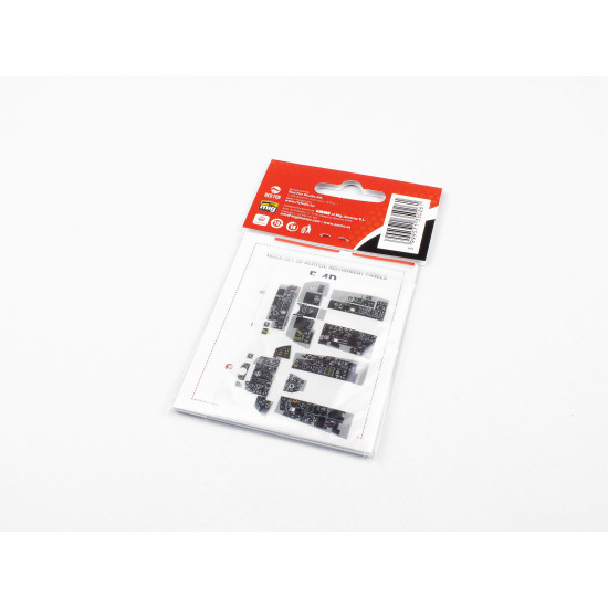 Red Fox Qs-32027 1/32 F-4d Phantom Ii 3d Acrylic Instrument Panel Set For Tamiya