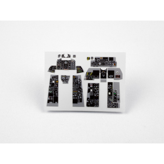 Red Fox Qs-32027 1/32 F-4d Phantom Ii 3d Acrylic Instrument Panel Set For Tamiya