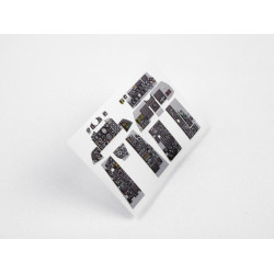 Red Fox Qs-32027 1/32 F-4d Phantom Ii 3d Acrylic Instrument Panel Set For Tamiya