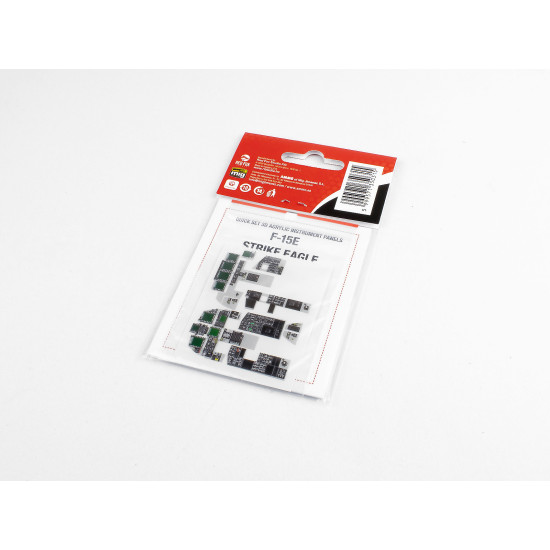 Red Fox Qs-32032 1/32 F-15e Stike Eagle 3d Acrylic Instrument Panel For Tamiya