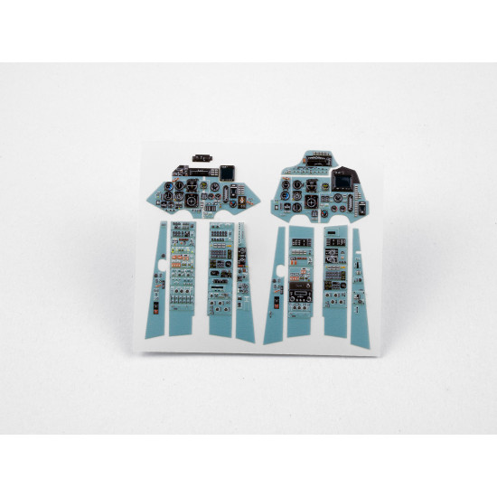 Red Fox Qs-32057 1/32 Sukhoi Su-27 Flanker C Ub 3d Acrylic Instrument Panel For Trumpeter