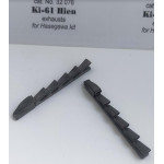 Rexx 32076 1/32 Exhaust For Ki 61 Hien For Hasegawa Kit