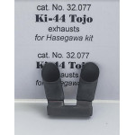 Rexx 32077 1/32 Exhaust For Ki44 Tojo For Hasegawa Kit
