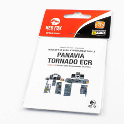 Red Fox Qs-32088 1/32 Panavia Tornado Ecr 3d Acrylic Instrument Panel Revell