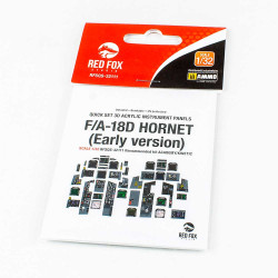 Red Fox Qs-32111 1/32 F/A-18d Early Hornet 3d Acrylic Instrument Panel For Academy
