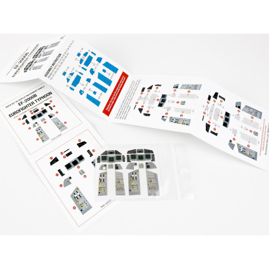 Red Fox Qs-32113 1/32 Ef-2000b Eurofighter Typhoon 3d Acrylic Instrument Panel