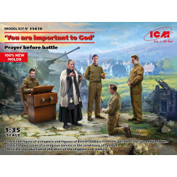 Icm 35616 1/35 You Are Important To God Prayer Before Battle New Molds