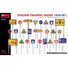 Miniart 35664 - 1/35 - Polish Traffic Signs 1930 40s Plastic Model Accessories