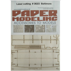 Orel 362/2 1/200 C 30 Baltimore Laser Cutting Model Kit