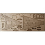 Orel 367/3 1/200 Mississippi Decks Laser Engraving Tree Model Kit