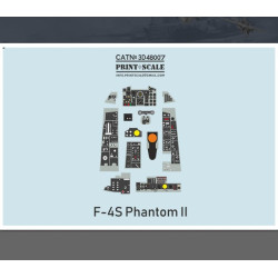 Print Scale 3d48007 1/48 Instrumental Panel F 4s Phantom Ii