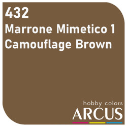 Arcus 432 Enamel paint Regia Aeronautica Italiana Marrone Mimetico 1 Camouflage Brown 10ml